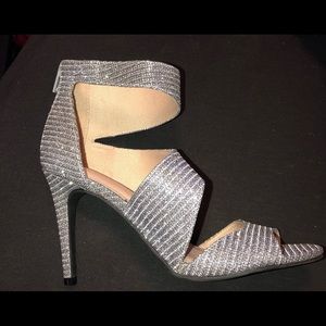 Christian Siriano Silver Heels